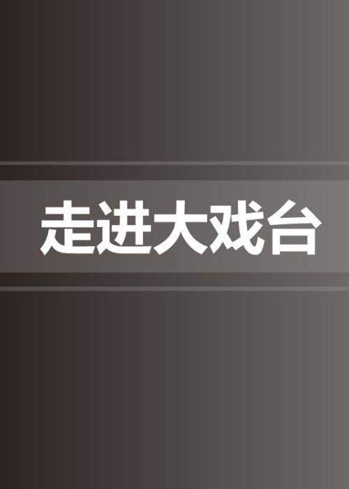 走进大戏台海报