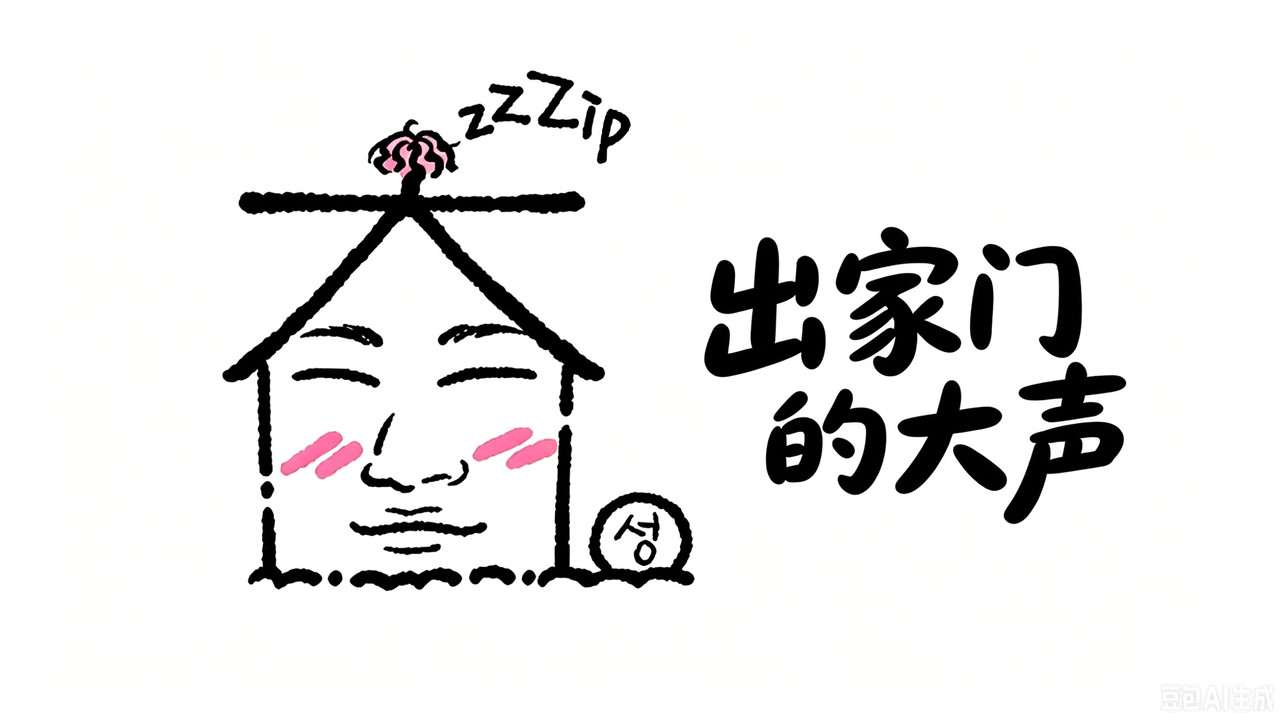 出家门的大声剧照