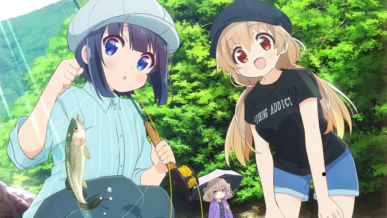 女孩的钓鱼慢活剧照
