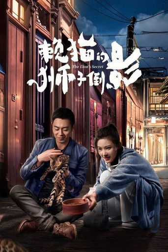 赖猫的狮子倒影海报