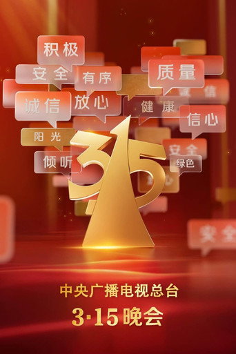 中央广播电视总台3·15晚会 2025年 共铸诚信 提振消费海报