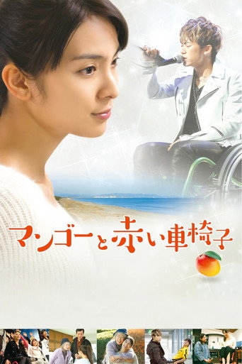 芒果和红色轮椅海报