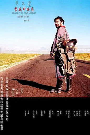 季风中的马海报