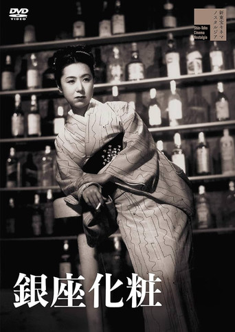 银座化妆海报