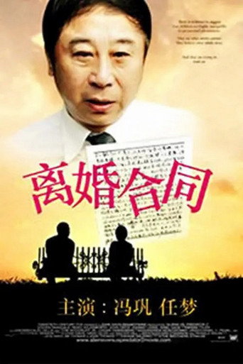 离婚合同海报