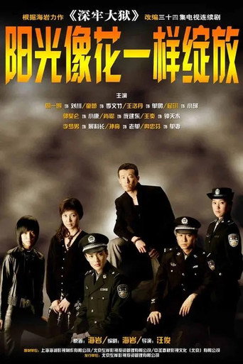 阳光像花一样绽放海报