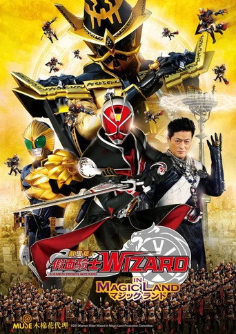 假面骑士Wizard剧场版：In Magic Land海报
