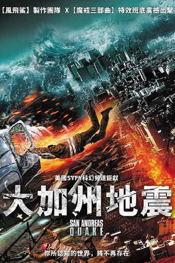 圣安地列斯地震海报