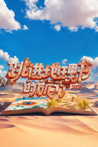 跳进地理书的旅行海报